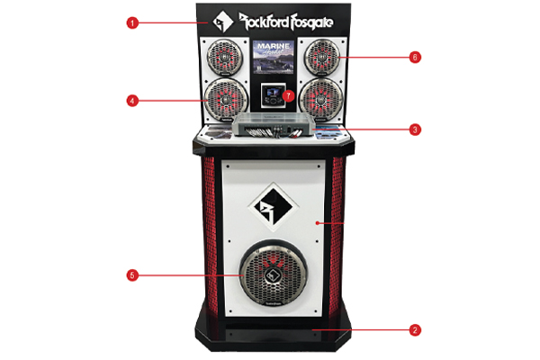  DISP-RFMARINE24 / ROCKFORD MARINE PRODUCTS DISPLAY 2024